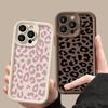 Мягкий чехол TPU с леопардовым принтом для iPhone 16 15 14 Pro Max 16 15 Plus 13 12 Pro 11, противоударный силиконовый чехол для телефона Fundas