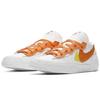 Sacai x Nike Blazer Low Magma Orange Унисекс Кроссовки Белые DD1877-100