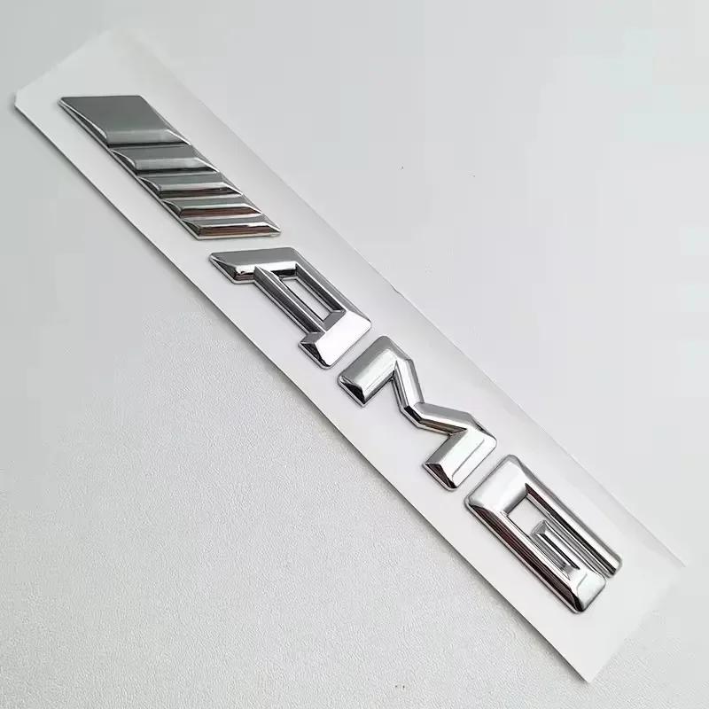 ECD5 For Benz New 3D ABS Black Logo AMG Emblem Letters Car Trunk Badge For Mercedes Benz W204 W205 W176 W177 W212 W213 AMG Sticker Ac