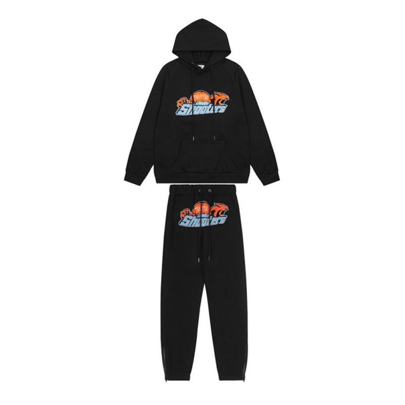 Trapstar Red & Black Tiger Head Hoodie and Pants Set