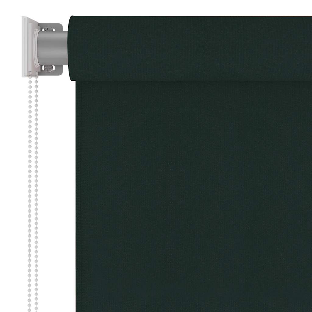 Outdoor Roller Blind 225 (W) x 140 (H) cm Dark Green HDPE