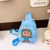 Shoulder Single Print Crossbody Chest Bag For Kids Nylon Durable Gift