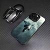 Cool fighter Phone Case For iPhone17,16,15,14,13,12,11 Plus,Pro Max Colored Silver Plated Inside Cover