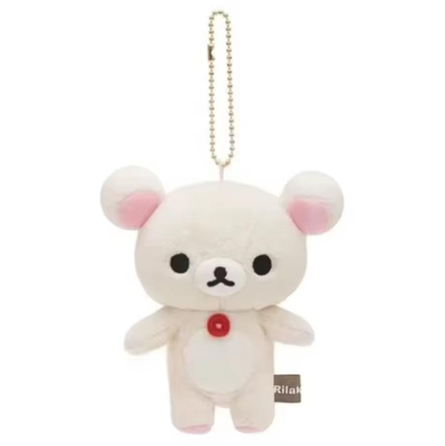 Rilakkuma Korilakkuma Bear Plush Keychain Keyring Ball Chain Kawaii Cute Bag Keychains Mascot Keyholder Girls Toys