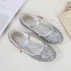 Girls' Sequined Princess Shoes - Spring/Autumn, Ballet Flat for Dance, Catwalk, or Evening Dress.