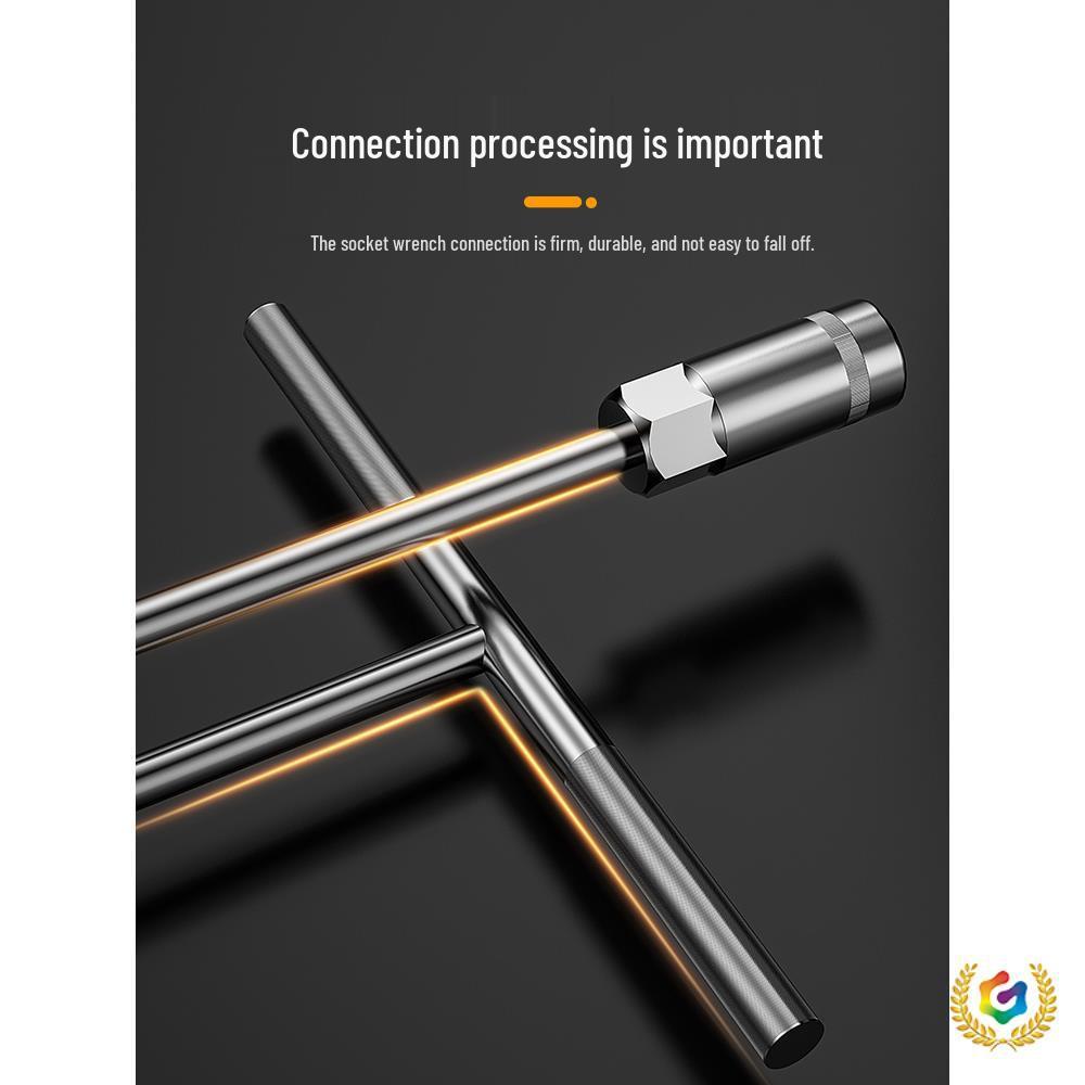 Т-образный набор удлиненных гаечных ключей с шестигранными головками для ремонта автомобилей и мотоциклов