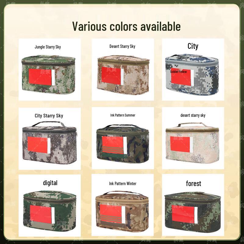 Bingyi Camouflage Portable Toiletry Organizer Bag