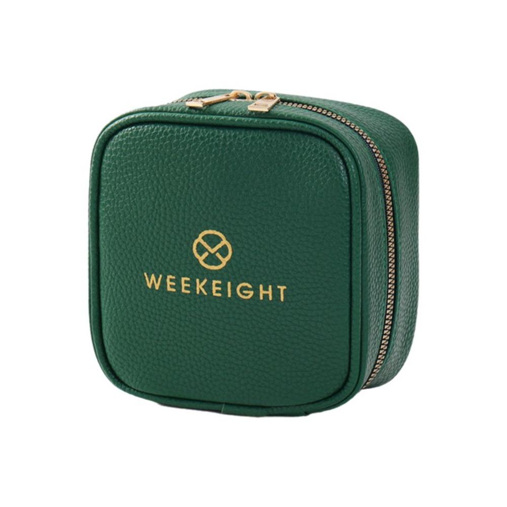 Portable Jewelry Box Zipper Closure Jewelry Organizer Case Necklace Ring Earrings