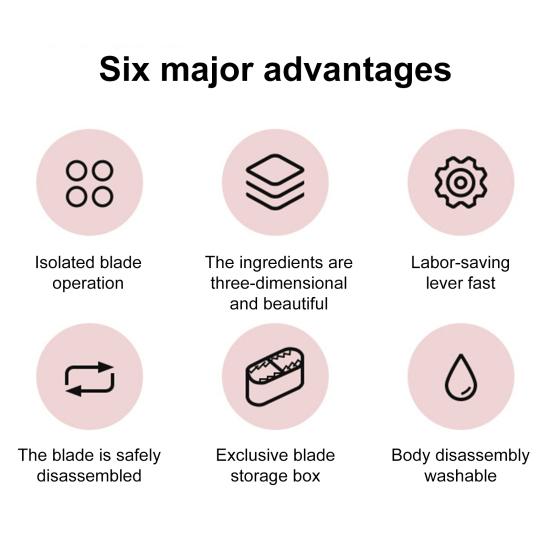 Yousheng Rotary Cheese Grater with Replaceable Stainless Blades 3-in-1 Cheese Slicer And Shredder Hand Crank Kitchen Gadget for Quick Chopping