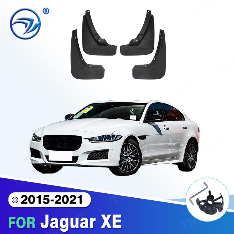 Для Jaguar XE 2015- 2016 2017 2018 Брызговики Крыльев Грязезащитные Щитки Брызговики Брызговики автомобильные Аксессуары