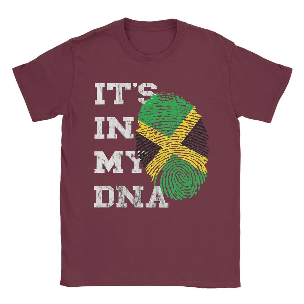 Its In My Dna Jamaica T Shirt Summer Jamaican Cotton Tshirts For Unisex Custom Diy Tee Shirt Short Sleeve Streetwear Tees