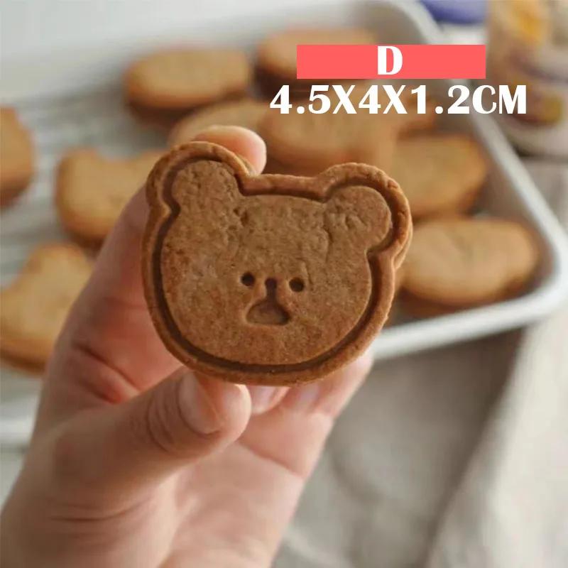 Форма для торта Формочки для печенья Штампы Форма для детского дня рождения Милый медведь Форма для печенья Глазурь Форма для печенья Формы для помадки Инструменты для выпечки
