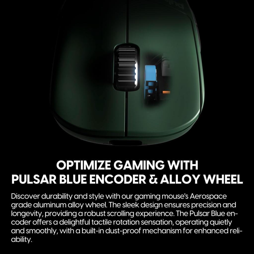Pulsar Gaming Gears X2A eS Wireless Gaming Mouse Ultra Light 69g Symmetrical 2.4Ghz 1ms 26000 DPI Optical Sensor PAW3395 Domestic Genuine Product