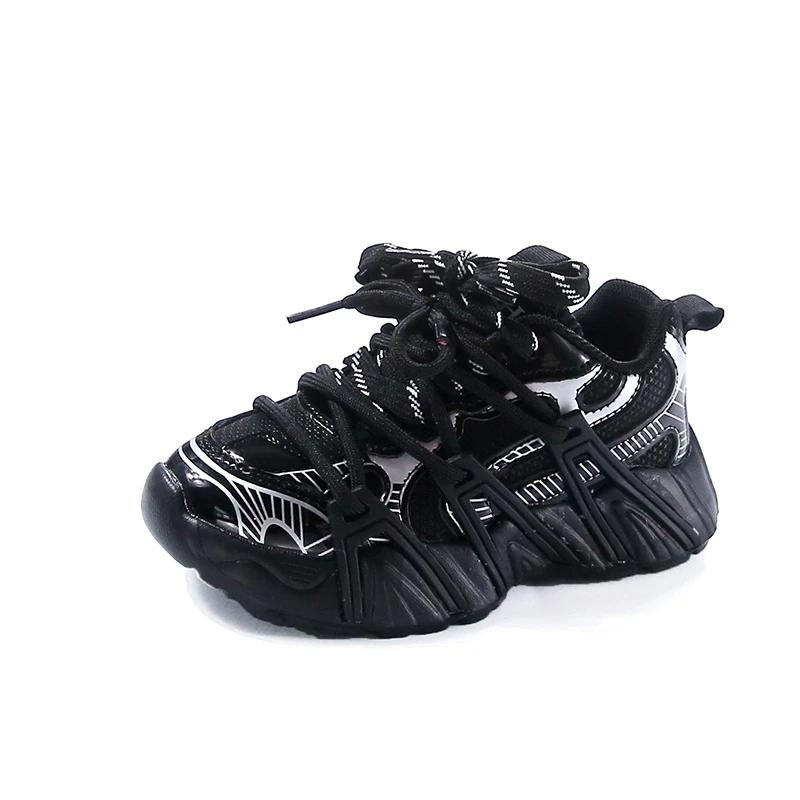Children's Sneakers Boy Versatile Girls School Running Shoes Fashion Spring Autumn Chunky Kids Causal Basketball Shoes Non-slip
