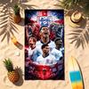 England National Football Team (1) Theme Beach Towel Sand Resistant Soft And Comfortable Suitable For The Pool Camping Yoga And Diving A Travel