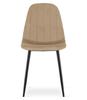 PADVA chair - velvet brown / black legs x 2