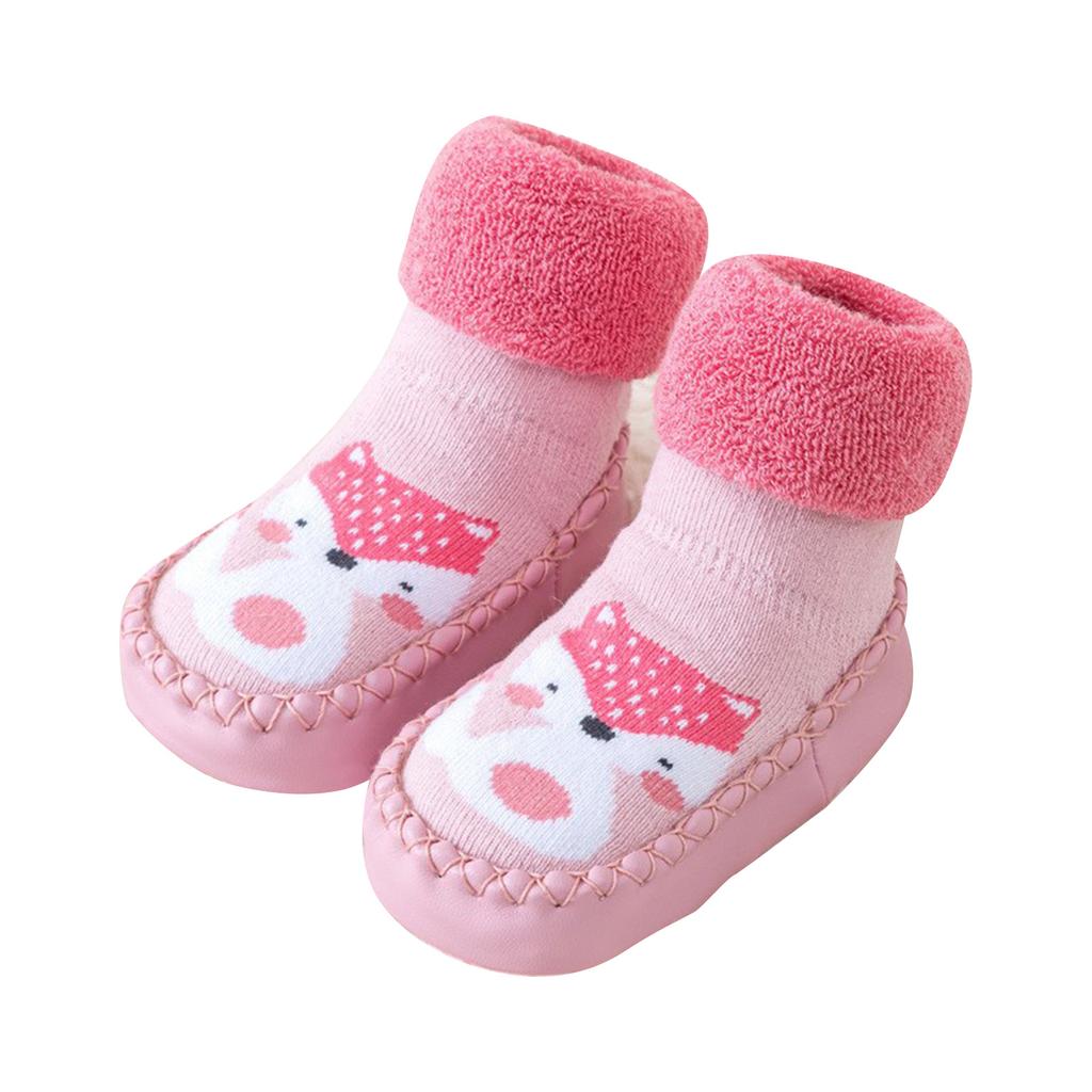 Newborn Baby Socks Shoes And Socks Non-slip Baby Class A Thickened Medium Cotton Socks 0-3 Years Old Toddler Floor Socks