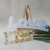 Силиконовая форма для эпоксидной смолы с буквами DIY Поделки Формы для литья Поцелуй Любовь Силиконовая форма Домашние украшения Ручная работа Подарок на День святого Валентина