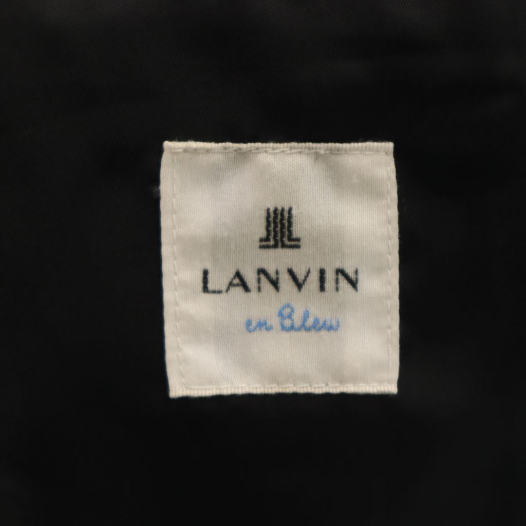 LANVIN en Bleu Приталенный пиджак 50 Угольно-серый Ancon Мужской Б/У