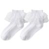 2-9 лет Детские весенние кружевные носки с оборками Детские хлопковые осенние носки для девочек Танцевальные носки Милые носки для малышей Аксессуары для малышей в стиле принцессы