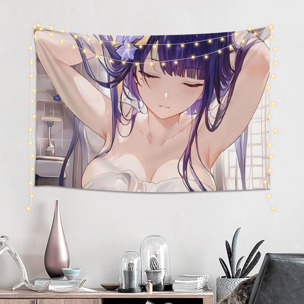 Japanese Style Anime Game Girl Tapestry Bedroom Decoration Wall Hanging Blanket Tapestry Cool Stuff For Room