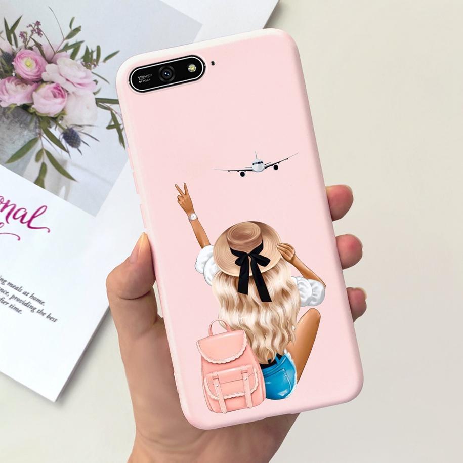 For Honor 7A Pro Case AUM-L29 Silicon Cover Cute Cartoon Soft TPU Phone Case For Huawei Honor 7A DUA-L22 Bumper on Honor7a Funda