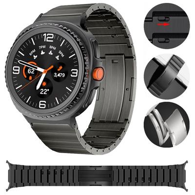 Титановый ремешок для Samsung Galaxy Watch 8 Classic 46 мм Металлический браслет для Galaxy Watch 8 44 мм 40 мм/Ultra 47 мм Аксессуары 2025