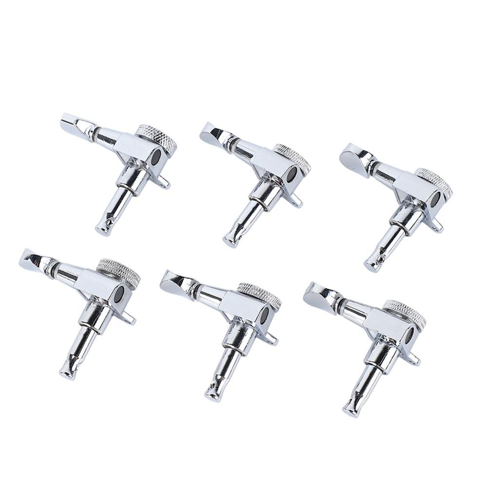 Metal Electric Guitar Tuning Pegs Silver String Tuning Keys Guitar Tuning Key Set Electric Guitar