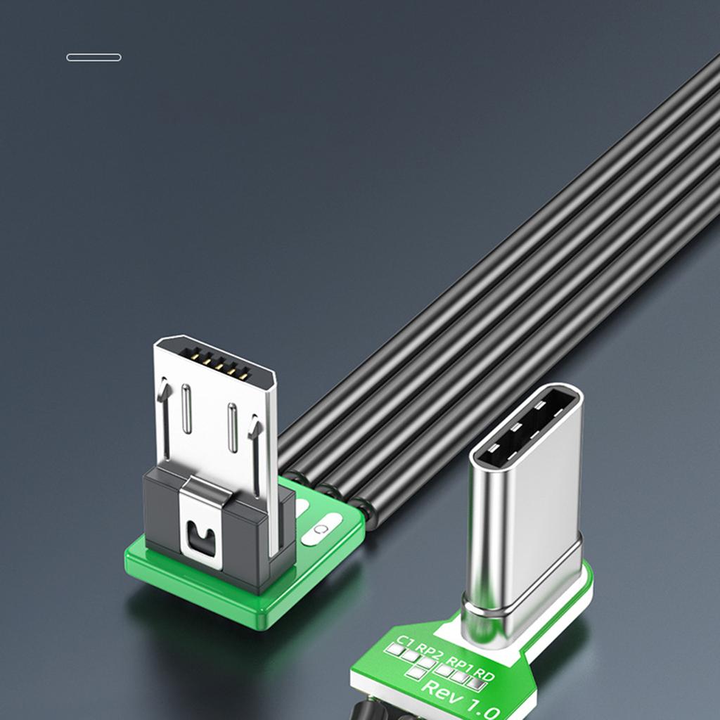 Переходник Type C на USB 5-контактный, высокоскоростной кабель для передачи данных и зарядки для автомобильных видеорегистраторов и смартфонов