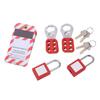 Electrical Lockout Tagout Kit Tag Hasp Safety Padlock Set Rustproof for Lock Out Tag Out Station