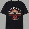 Футболка Kumite 88 Кровавый Спорт 100% Хлопок Круглый Вырез Короткий Рукав Летняя Повседневная Мужская Футболка Streetwear