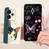 Чехол для Realme 15 Pro Корпус RMX5101 Силиконовый Роскошный Модный Цветы Каваи Милый Расписной Ударопрочный Чехол для Телефона