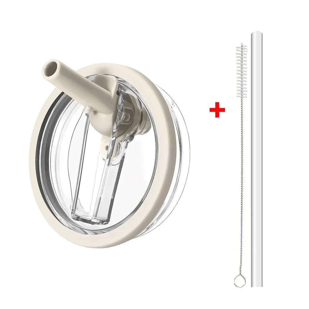 Крышка 40 унций для тамблера Stanley Flip Straw с защитой от протекания, сменная крышка для аксессуаров для стакана Stanley, крышка для соломинки