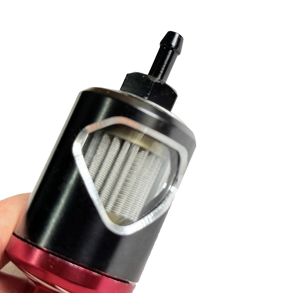 High Performance Oil Filter High-Flow Alloy Motor Oils Filter Stainless Steel Core Glass Perspective Filter For Easy To Use