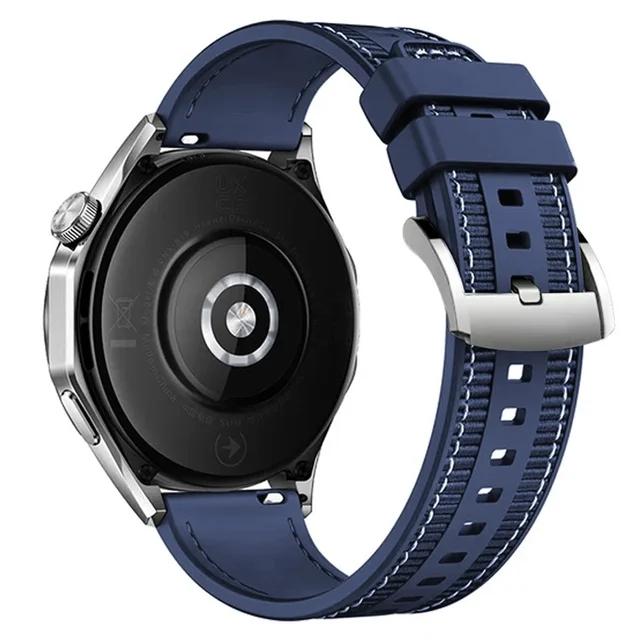 22mm Strap For Huawei Watch GT 5 4 3 Pro 46mm Band For Huawei Watch 5 4 3 Pro 48mm Ultimate Nylon Silicone Wristbands Bracelet