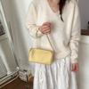 Modern Pu Pillow Bag With Inner Zipper Pocket For Womens Everyday Commuting And Trendy Look