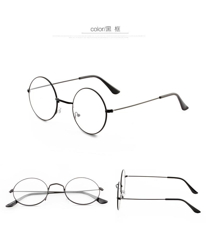 Очки Оправа Круглая Женские Модные Ретро Золотые Шелковые Полигональные Очки Круглая Оправа Очки Оправа Мужские Плоские Очки