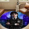 Gothic Beauty Portrait Round mat, Anti-slip Circle Carpet Chair rug For livingroom,Bedroom, doormat home decor Gift Christmas Gifts