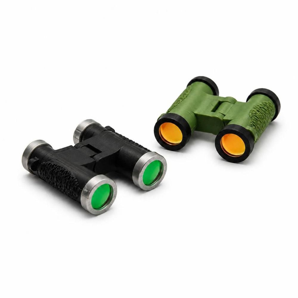 1 Pair Realistic Binocular Telescope Model 1:12 Scale Miniature Scene Accessory Miniature Display