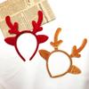 Cute Cartoon Reindeer Antler Headband Christmas Hair Clip Accessory
