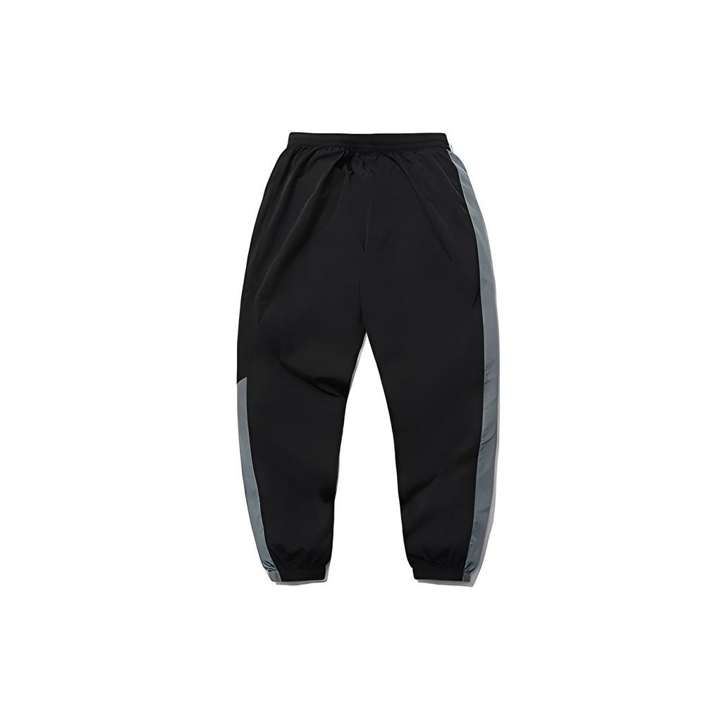 Li Ning Badfive Series свободные повседневные спортивные длинные брюки женские низы черные AYKR128-2