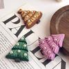 Набор из 3 рождественских магнитов на холодильник, 3D декор елки, сделай сам мягкая магнитная наклейка для Рождества, украшение для холодильника