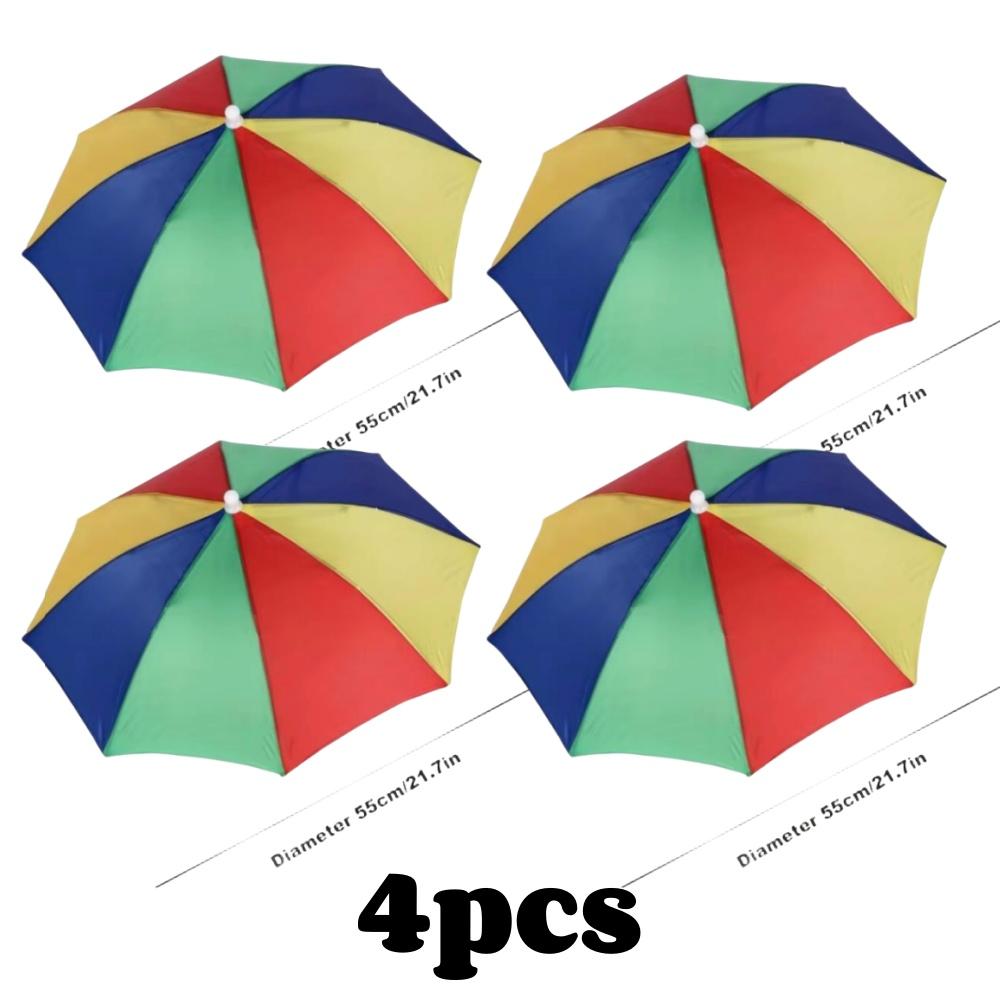 Складной головной убор, зонт, портативная водонепроницаемая рыболовная шляпа 55 см, бесконтактная дождевая шляпа для походов, кемпинга, камуфляжный зонт для взрослых