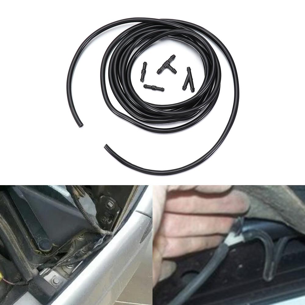 Новый Авто с Разъемами Распылительная Трубка Трубка Стеклоочистителя Шланг Форсунка Трубка Щетки Стеклоочистителя Омыватель Воды