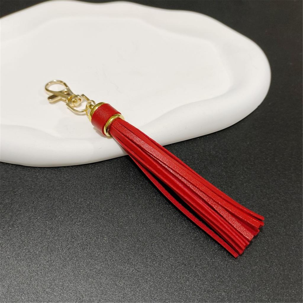Красочные кисточки сумка аксессуар привлекающий внимание PU кожа кисточки брелок украшение подходит для различных стилей сумок