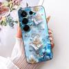 For Tecno Camon 50 4G CN5 Cute Flower Butterfly Cat Painted Case For Tecno Camon50 4G Black Silicone Soft Phone Cases