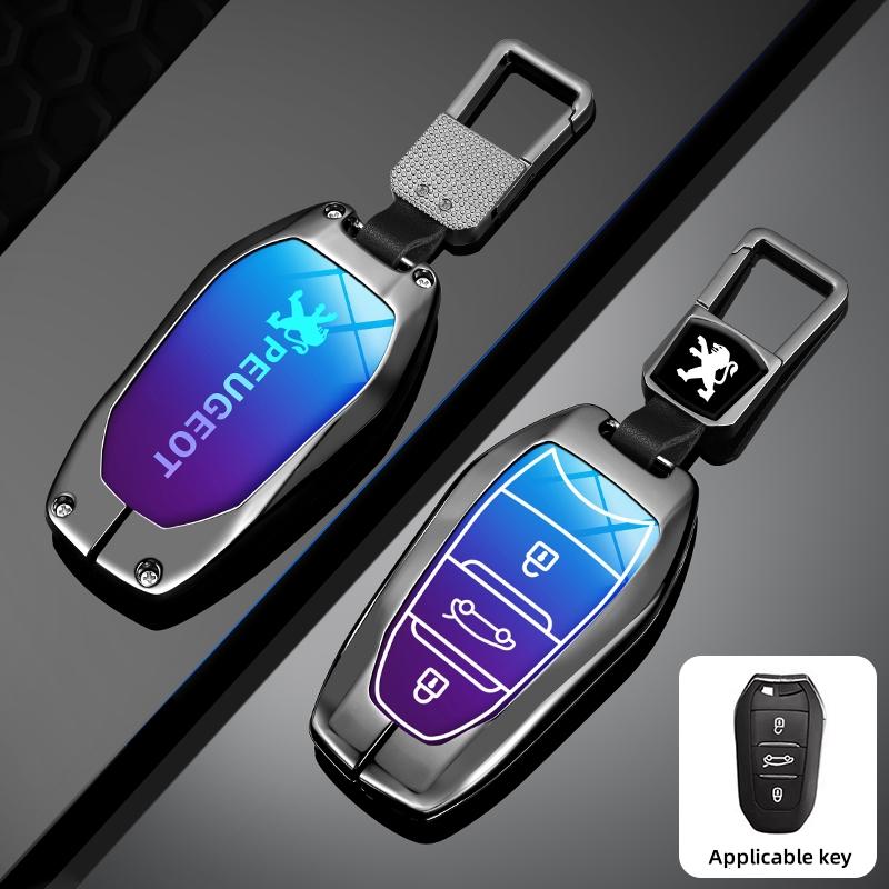Zinc Alloy Car Smart Remote Key Case Bag Shell Holder Protection Fob For Peugeot 207 3008 208 308 2008 307 508 5008 407 301 206