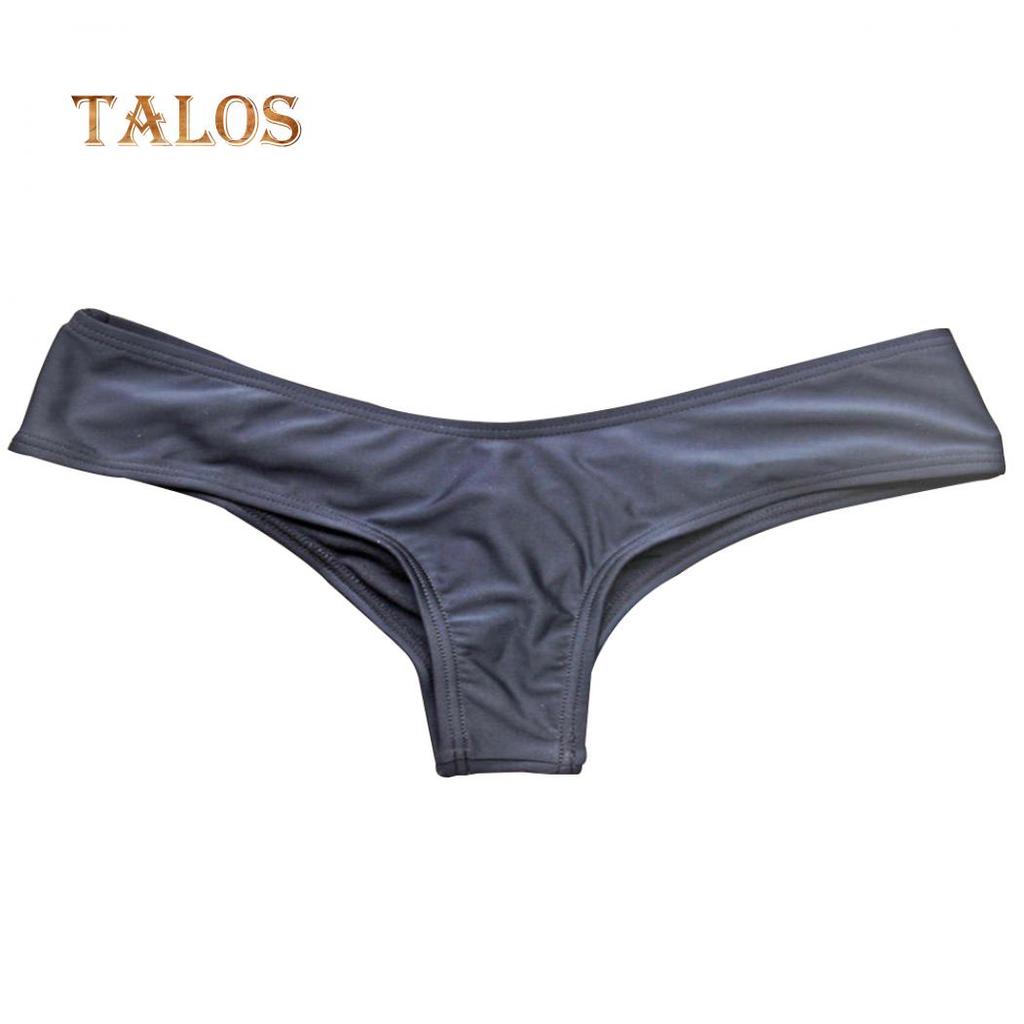 Talos Hot Sexy Summer Bikini Thong Bottom Brazilian Ruched Bandage Swimwear Sexy Beach Wear