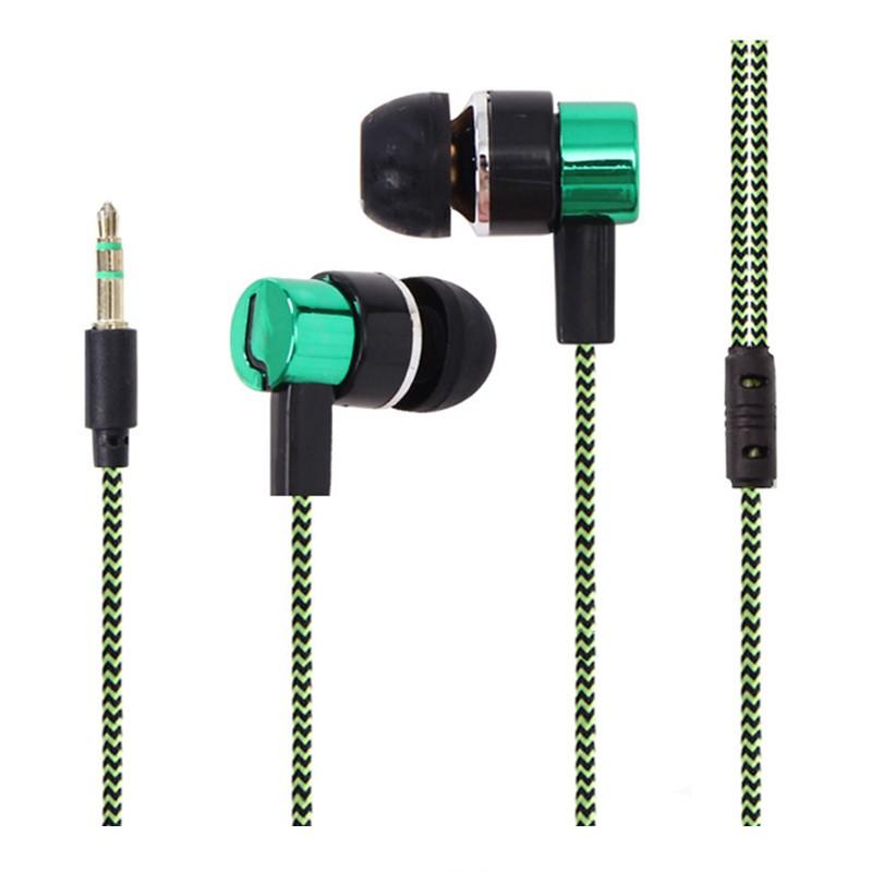 Проводная гарнитура 3,5 мм, наушники-вкладыши, наушники Super Bass, стерео наушники, спортивные наушники для бега для мобильных телефонов MP3, ПК