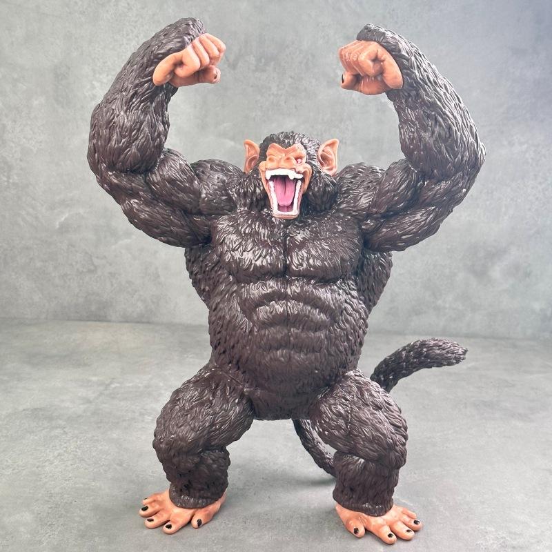 39CM Anime Dragon Ball Theatrical Version Figure Gold Big Ape Gorilla Action Statue PVC Collection Toy Model Decoration Gifts